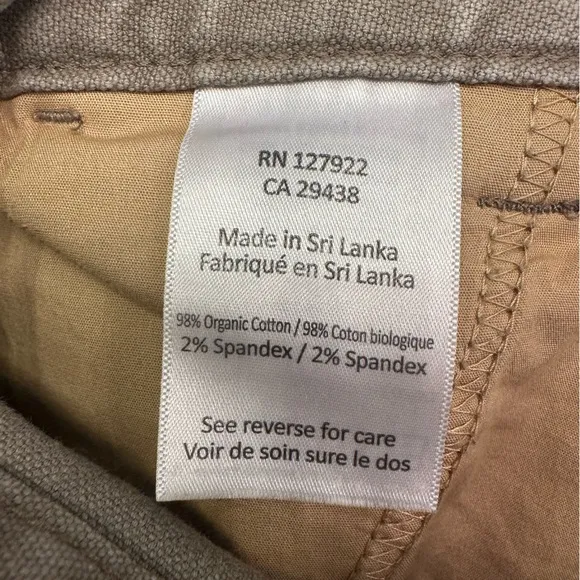 Mountain Khakis Men's Sz S 30x30 Organic Cotton Alpine Work Pant Classic Fit