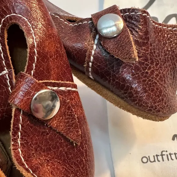 MP Mon Petit‎ Shoes Saddle T-Strap Soft Soled Shoes size 6