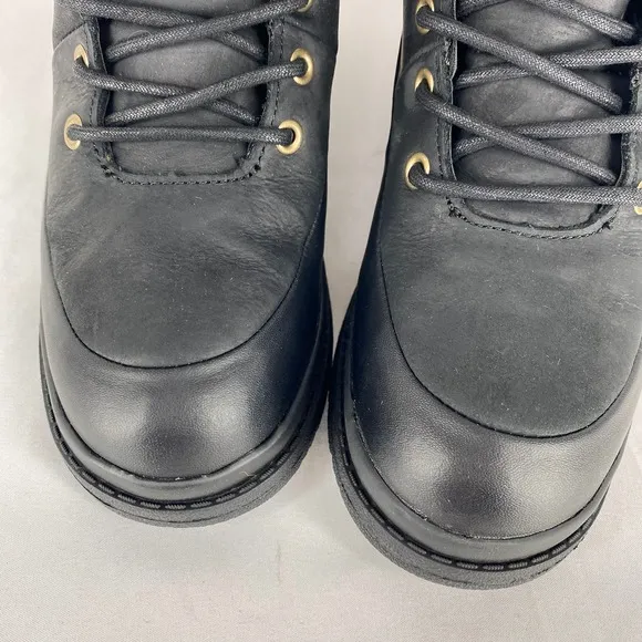 Muck Boot Company Liberty Wedge Boots Oiled Black Leather Waterproof NIB US 6