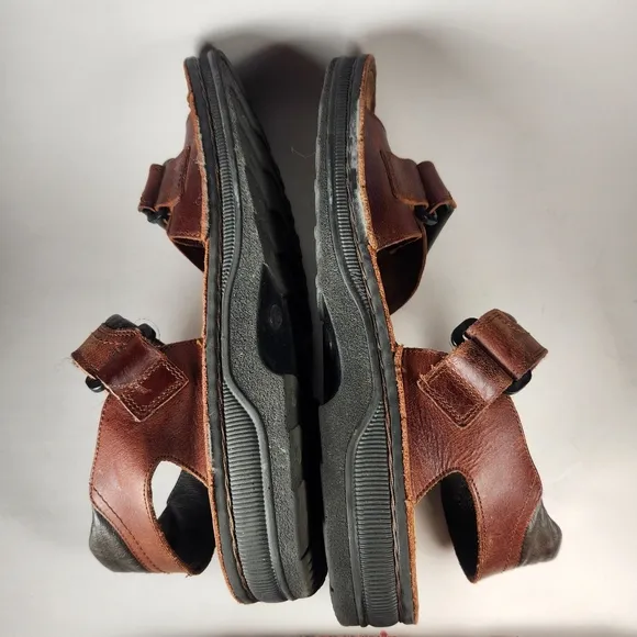 NAOT Men's Sandal Size 12 EU 45 Brown Leather Comfort Outdoor Shoes