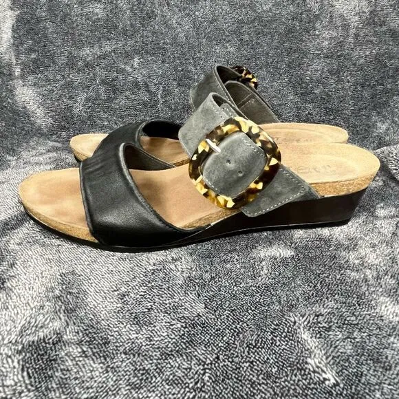 Naot Womens Kingdom Soft Black Midnight size 10