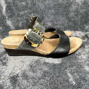 Naot Womens Kingdom Soft Black Midnight size 10