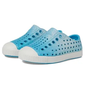 Native Shoes Jefferson Bling Blue Coastal Maria Bling Shell White Size 12