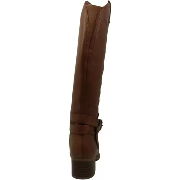 Naturalizer Kim Banana Bread F8346L1-201 Women's Brown Leather Riding Boot 5.5M