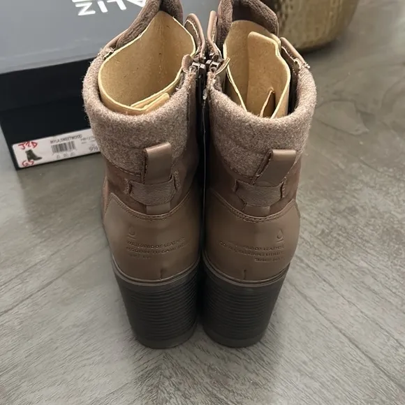 NATURALIZER  Myla Womens Leather Cold Weather Combat Boots