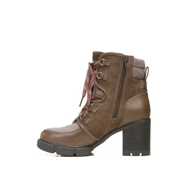 NATURALIZER  Myla Womens Leather Cold Weather Combat Boots