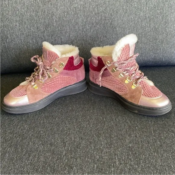 Naturino Italian ankle boots booties US 2 girls girl winter warm