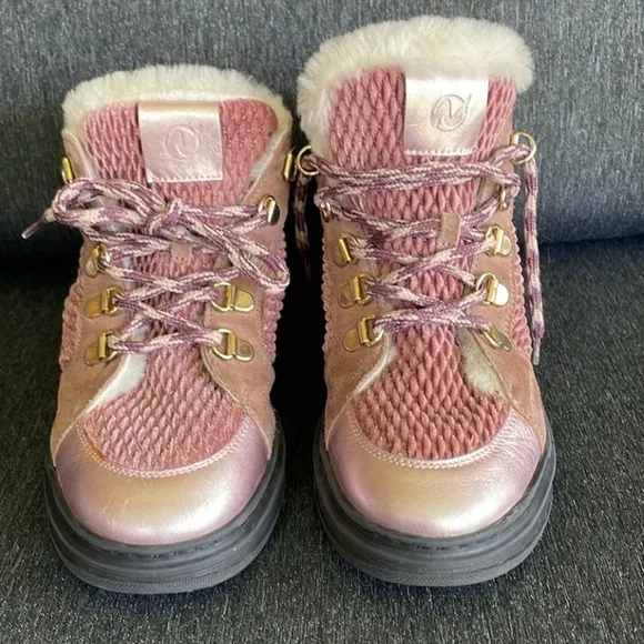 Naturino Italian ankle boots booties US 2 girls girl winter warm
