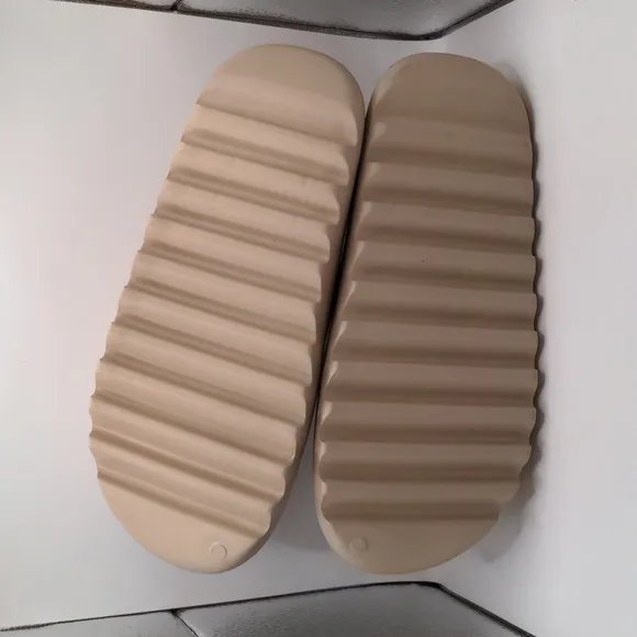 New Adidas Yeezy Slide Men's Casual Sandals (First Release) &quot;Pure&quot; GZ5554 Sz 13
