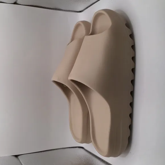 New Adidas Yeezy Slide Men's Casual Sandals (First Release) &quot;Pure&quot; GZ5554 Sz 13