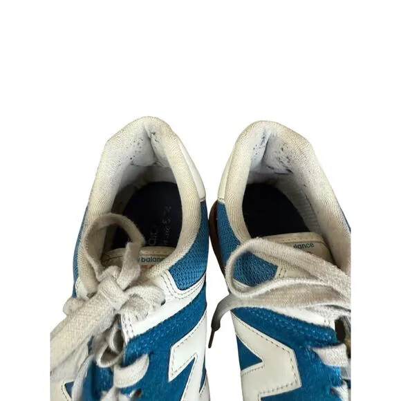 New Balance 574 Blue Red White Suede Mesh Sneakers Men’s 10.5 ML574HC2