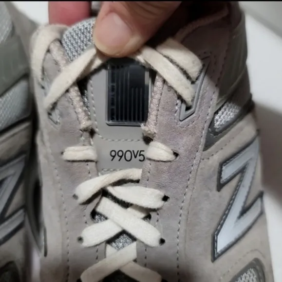 New Balance 990v5 Gray Athletic Sneakers Shoes 13 USA