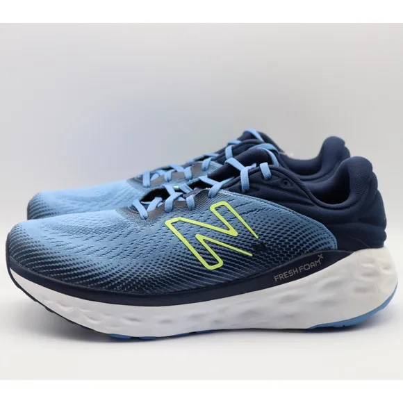 New Balance Mens Fresh Foam 840v1 Running Shoes 10 WIDE EE Blue Athletic NIB