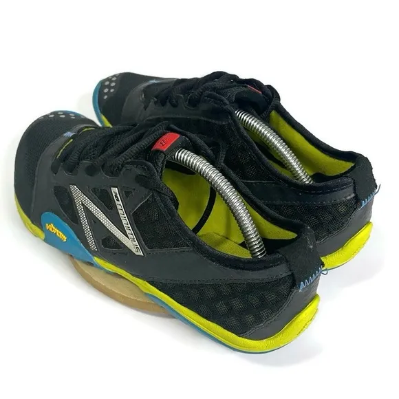 New Balance Minimus Vibram Running Shoes Women’s 8 WT20 Black Blue Yellow Trail