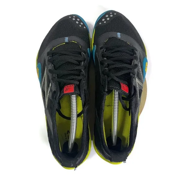 New Balance Minimus Vibram Running Shoes Women’s 8 WT20 Black Blue Yellow Trail