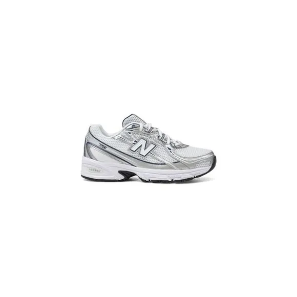 New Balance Print Lace-Up Synthetic Sneakers Women Blue
