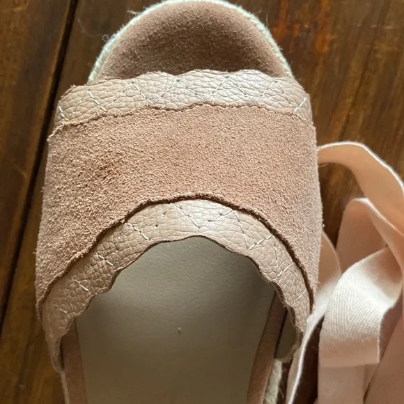 New: Canella Brand Espadrilles in soft pink size 7