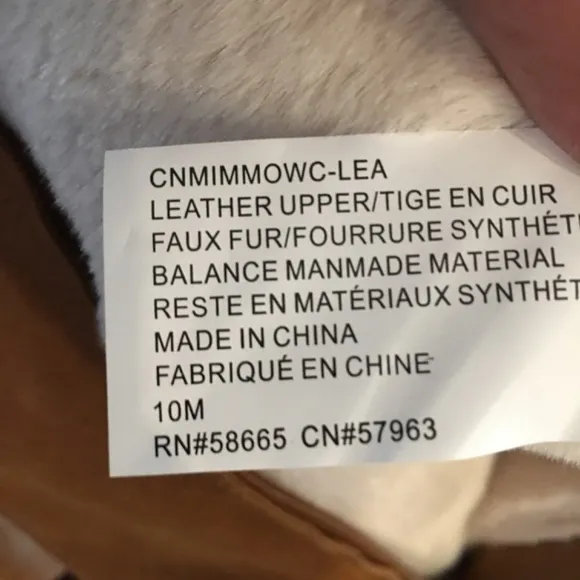 NEW CASLON Mimmo Water-Resistant Suede Tall Boots Tan Size 10 Faux Fur Lining