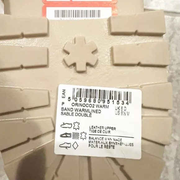 NEW Clarks Orinoco 2 Warm Lined Leather Boots, Size UK 6 US 8.5 New w/o Box