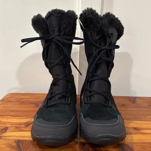 NEW Columbia Ice Maiden II Waterproof Black Winter Boots