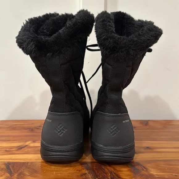 NEW Columbia Ice Maiden II Waterproof Black Winter Boots