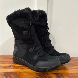NEW Columbia Ice Maiden II Waterproof Black Winter Boots