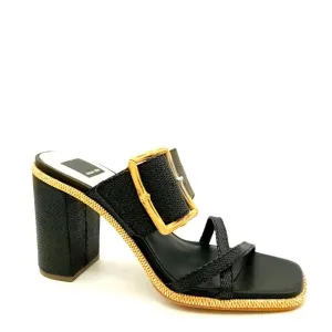 NEW Dolce Vita Onnie Sandals Womens 9 Chic Classy Modern Business Casual Dark