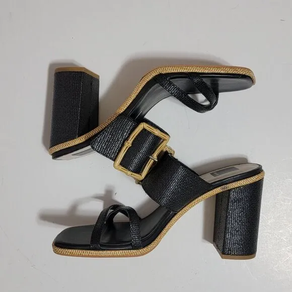 NEW Dolce Vita Onnie Sandals Womens 9 Chic Classy Modern Business Casual Dark