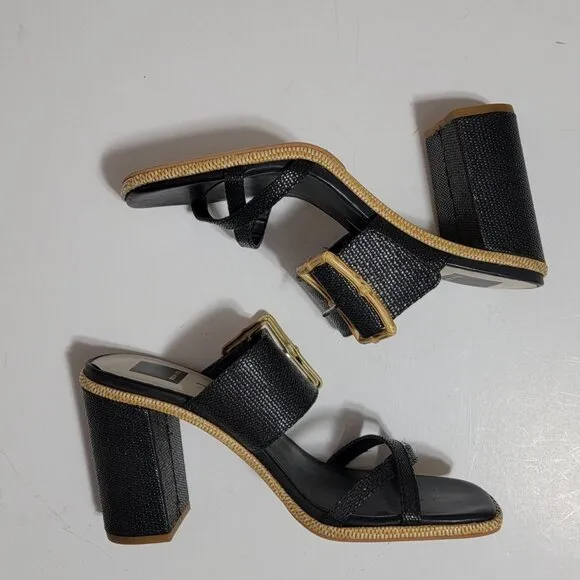NEW Dolce Vita Onnie Sandals Womens 9 Chic Classy Modern Business Casual Dark