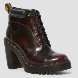 New! {Dr. Martens} AVERIL ARCADIA HEELED ANKLE BOOT | sz 7