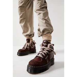 New! Dr. Martens Zuma Leather &amp; Suede Hiker Platform Boots -  Women US 8 / EU 39