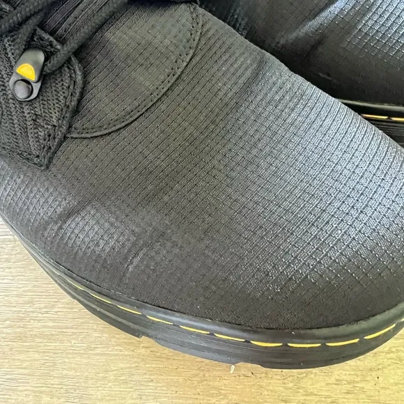 NEW Dr.Martens COMBS TECH POLY CASUAL BLACK LEATHER BOOTS size 12