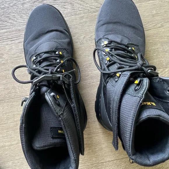 NEW Dr.Martens COMBS TECH POLY CASUAL BLACK LEATHER BOOTS size 12