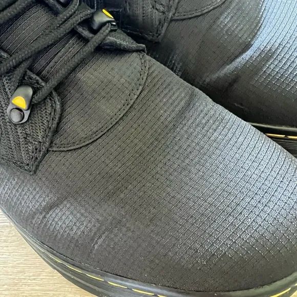 NEW Dr.Martens COMBS TECH POLY CASUAL BLACK LEATHER BOOTS size 12