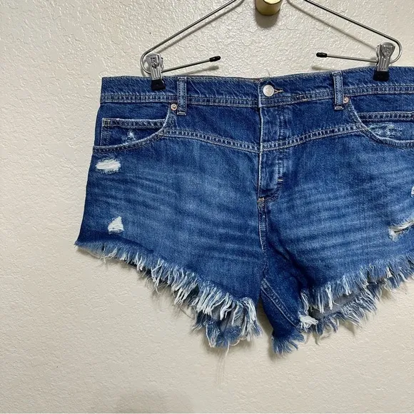 NEW Free people We The Free Westwood Hi-Low Shorts size 33