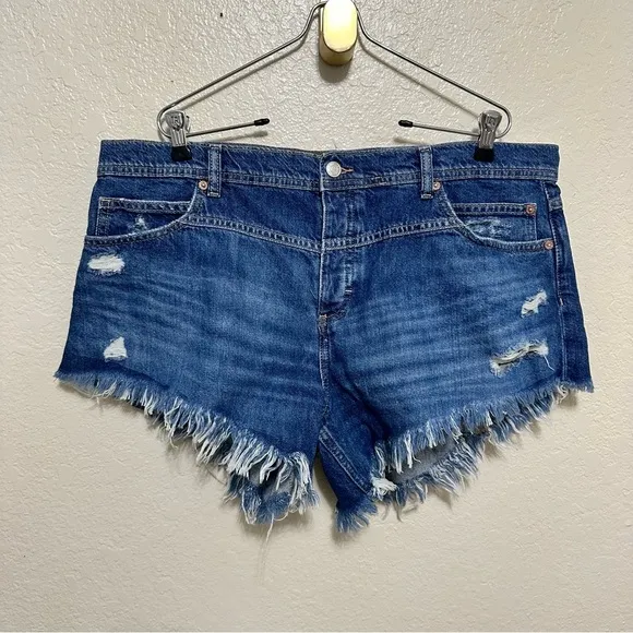 NEW Free people We The Free Westwood Hi-Low Shorts size 33