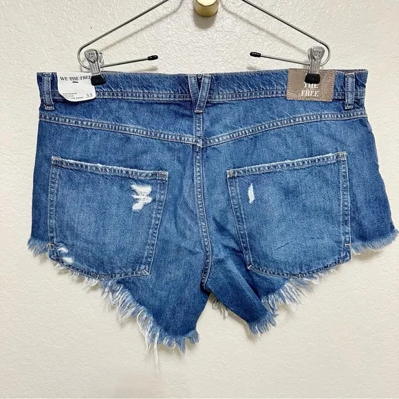 NEW Free people We The Free Westwood Hi-Low Shorts size 33