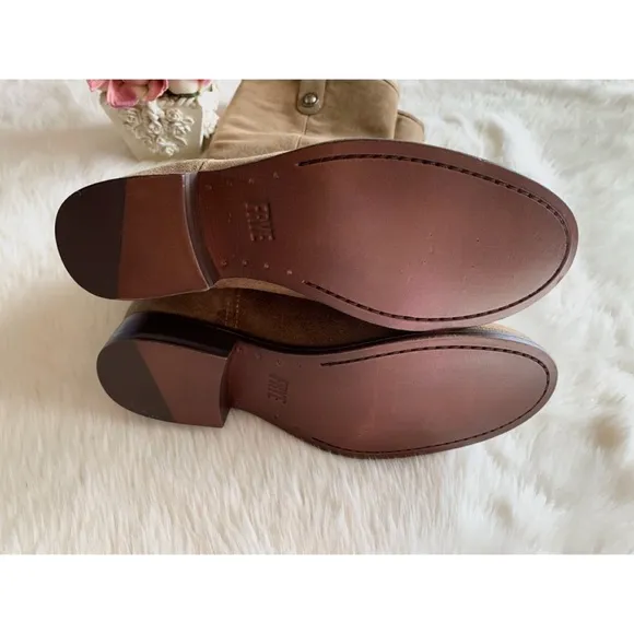 New • Frye Suede Melissa Button Boot