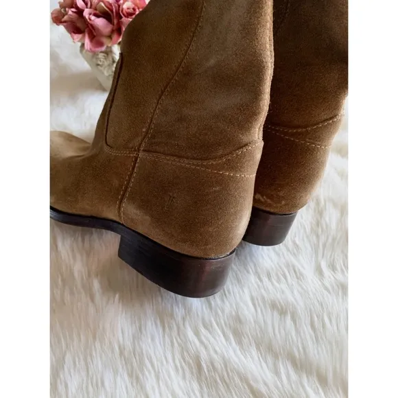 New • Frye Suede Melissa Button Boot