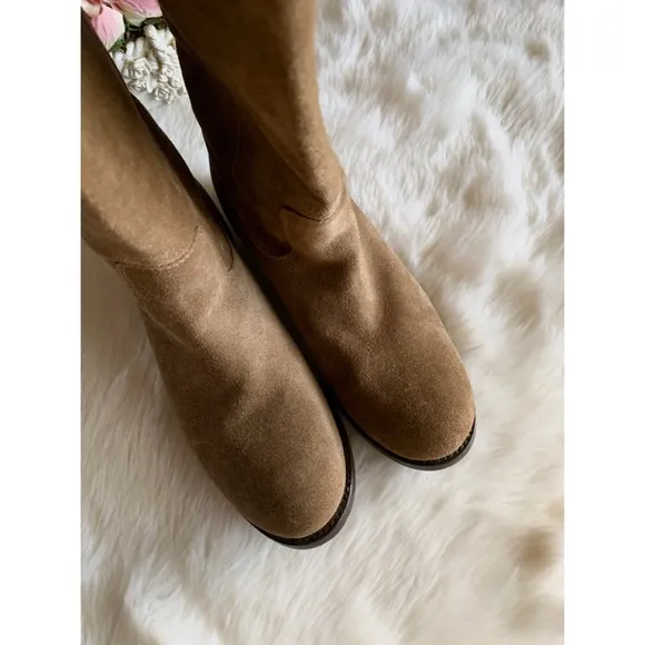 New • Frye Suede Melissa Button Boot
