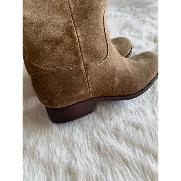 New • Frye Suede Melissa Button Boot