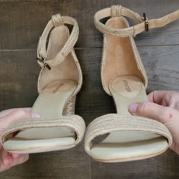 NEW Jeffrey Campbell Sandals Womens 9.5 Rowboat Jute Boho Nature Chic Summer