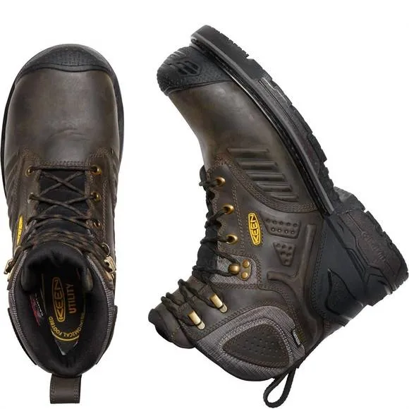 NEW KEEN men's csa philadelphia 8&quot; composite toe insulated work boots in cascade