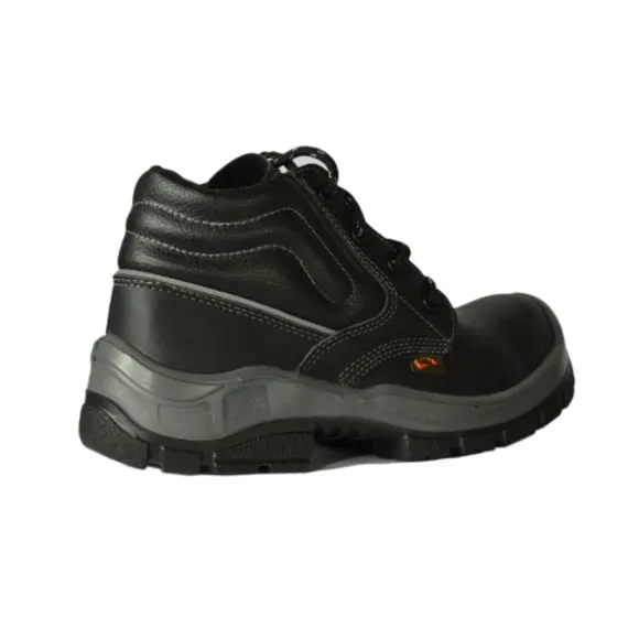 NEW MENS SAFETY WORK BOOTS- IMPACT &amp; SLIP RESISTANT, WATERPROOF | BLACK SIZE 11