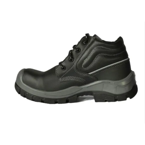 NEW MENS SAFETY WORK BOOTS- IMPACT &amp; SLIP RESISTANT, WATERPROOF | BLACK SIZE 11