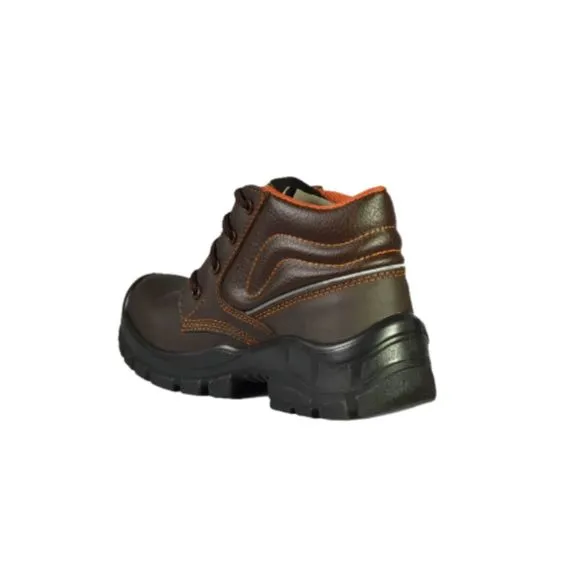 NEW MENS SAFETY WORK BOOTS- IMPACT &amp; SLIP RESISTANT, WATERPROOF | BROWN SIZE 11