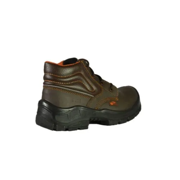 NEW MENS SAFETY WORK BOOTS- IMPACT &amp; SLIP RESISTANT, WATERPROOF | BROWN SIZE 11