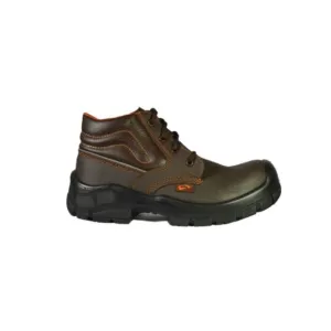 NEW MENS SAFETY WORK BOOTS- IMPACT &amp; SLIP RESISTANT, WATERPROOF | BROWN SIZE 11