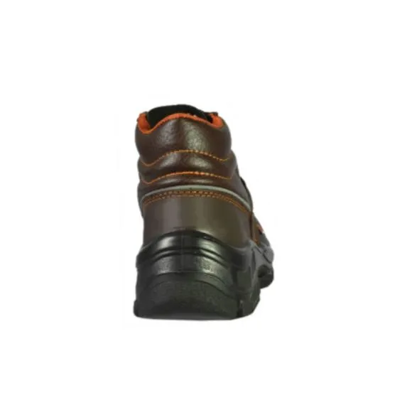 NEW MENS SAFETY WORK BOOTS- IMPACT &amp; SLIP RESISTANT, WATERPROOF | BROWN SIZE 11