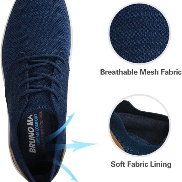 New Mens Sz 8.5 Fabric business to Casual Oxfords Lightweight Walking Shoes
